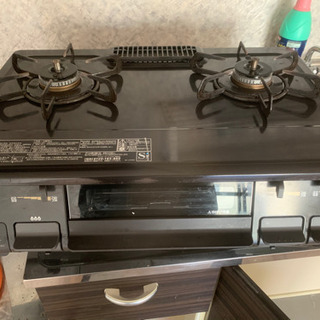ガスコンロ　2口　パロマの画像
