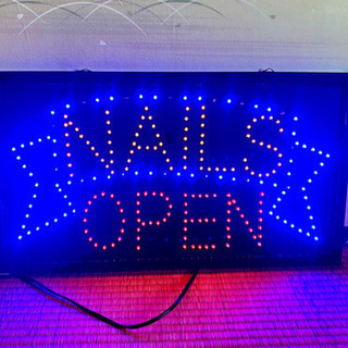 【値下げ】LEDサインボード　ネイルサロン向け新品