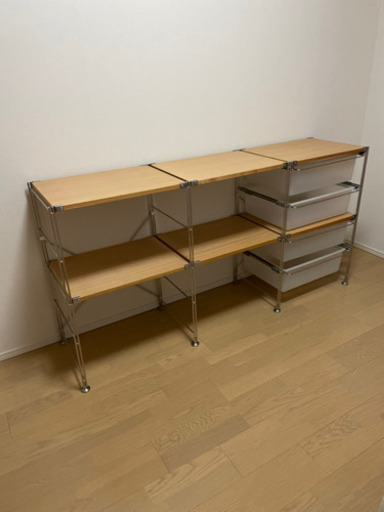 無印良品　ステンレスユニットシェルフ