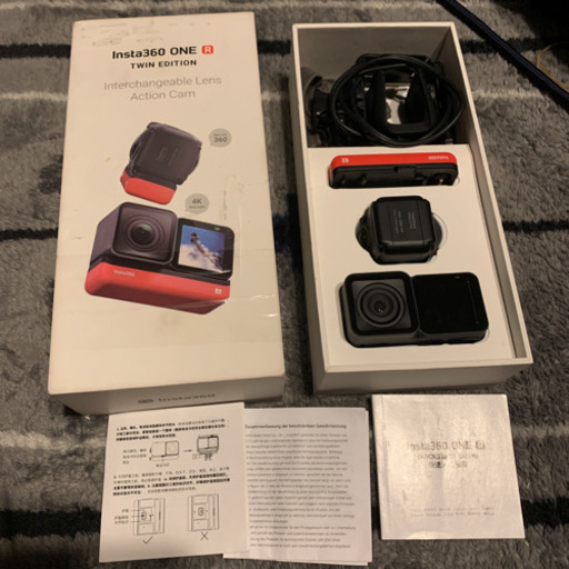 インスタ　360 one R ツインエディション　4k アクションカメラ