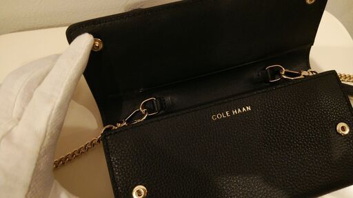 コールハーン COLEHAAN ウォレット チェーン付き 　ミニショルダー【未使用新品】