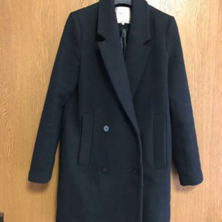 ZARA チェスターコート　ブラック