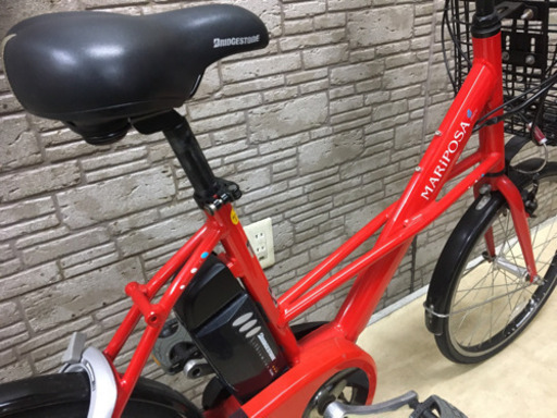 新春SALE 東京23区配達無料　新基準　ブリジストン マリポーサ　4Ah リチウム 電動自転車 中古自転車☆