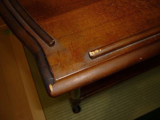 商談済【オールドカリモク家具】手押しワゴン