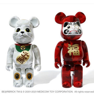 A BATHING APE - NEW YEAR BE@RBRICK BAPE 招き猫＆達磨400% 1セット MEDICOM TOY OFFICIAL BLOG（メディコム・トイ オフィシャル