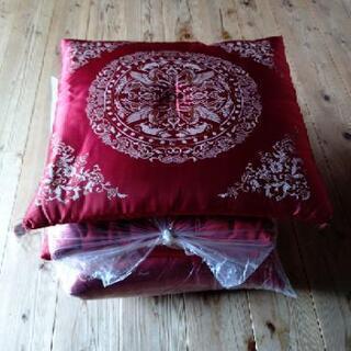 [ありがとうございました］［配達無料][即日配達も可能？]座布団５つセットの画像