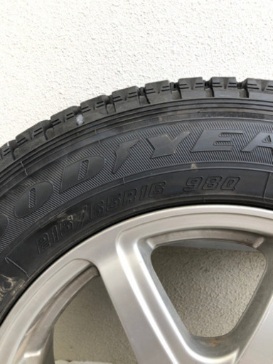 商談中　ダンロップ　スタッドレスタイヤ ホイールつき　4本セット　215/65R16