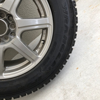 商談中　ダンロップ　スタッドレスタイヤ ホイールつき　4本セット　215/65R16の画像