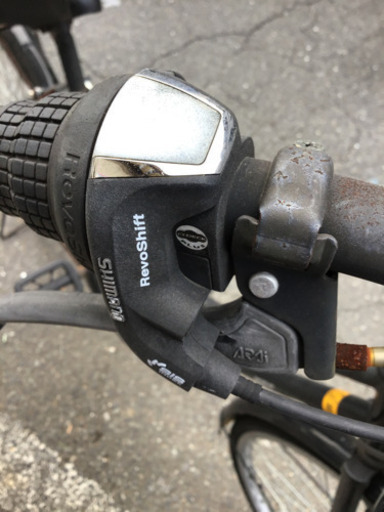中古　難あり。SHIMANO6変速　黒