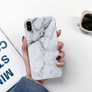 【新品】 iPhone X/XS ケース 大理石 ホワイト②