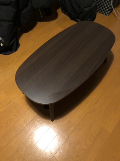 ローテーブル　ブラウン