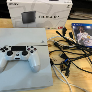 PS4 ホワイト ＋ コントローラー ＋ nasne