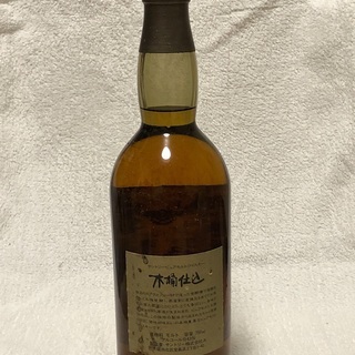 【商談中】古酒　サントリー　ピュアモルトウイスキー　木桶仕込　1981年　未開栓の画像
