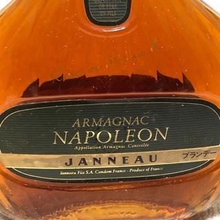 【商談中】古酒　アルマニャック　ナポレオン　JANNEAUジャノー　未開栓の画像