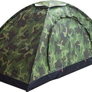 【新品】テント コンパクト 迷彩柄 キャンプテント ソロテント ...