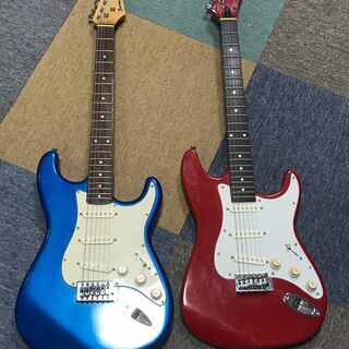 練習用エレキギター 赤