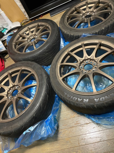 RAYS レイズ CE28NF 鍛造 FORGED　17インチ 7.5J +50 PCD 100 5H ホイール 4本