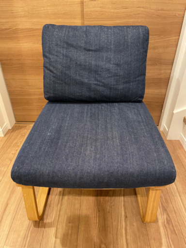 無印良品　リビングでもダイニングでもつかえるソファチェア