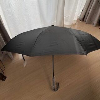 逆さに開く二重傘　新品未使用品　全長８０ｃｍ　１５００円　撥水・ＵＶ加工の画像