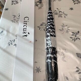 逆さに開く二重傘　新品未使用品　全長８０ｃｍ　１５００円　撥水・ＵＶ加工の画像