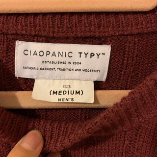CIAOPANIC TYPY ニット セーター　メンズ　Mサイズの画像