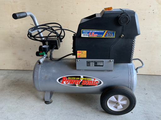 ☆コンプレッサー 30L 1.5kw 中古 実働☆