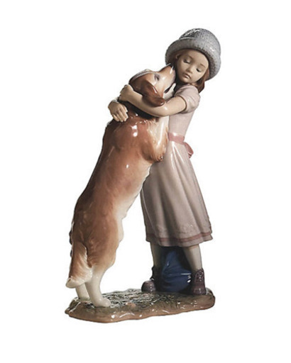 LLADRO リヤドロ 陶器オブジェ 「待ってたよ」新品未使用