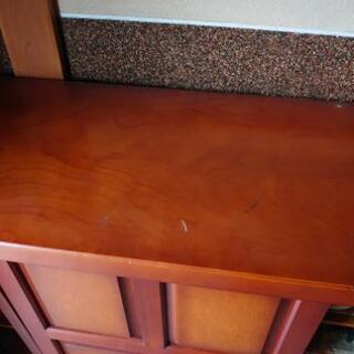 値下げしました。下駄箱の画像