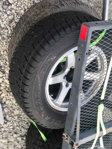 スタッドレスタイヤ　アルミホイール　ハイラックスサーフ　ランクル