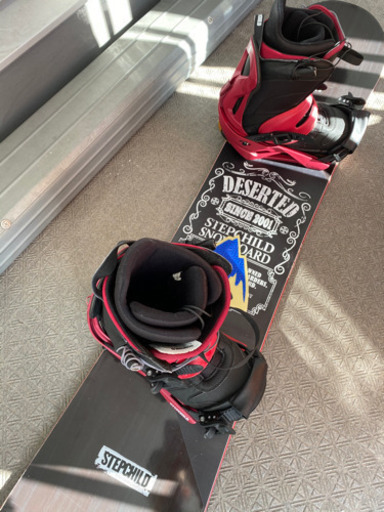 ステップチャイルド STEPCHILD スノーボード 板 メンズ スノボー 3点セット　ビンディング　ブーツ