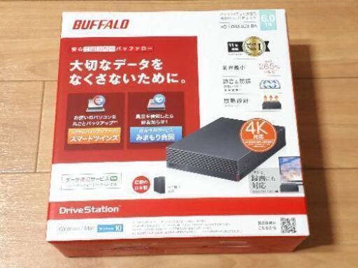 【新品】テレビ録画用バッファロー6TB外付けHDD