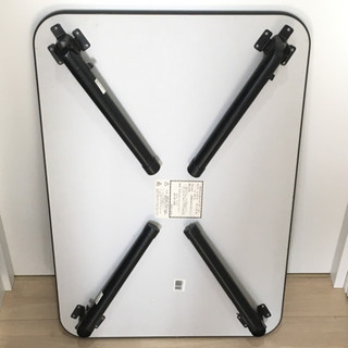 【受け渡し者決定】折り畳みテーブル　日本製　黒の画像