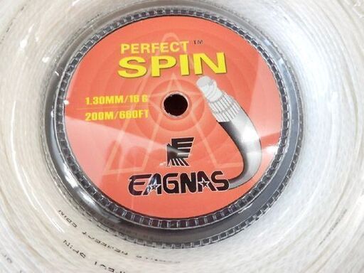 ▶EAGNAS 硬式テニス ガット PERFECT SPIN 1.30mm/16G テニス ガット ペイペイ対応 札幌市西区西野