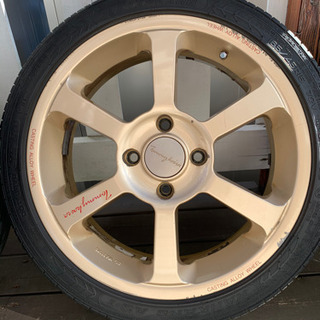 WORK トミーカイラ ホイール&タイヤ４本セット★中古