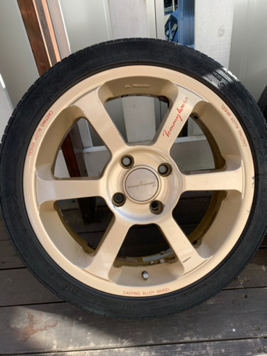WORK トミーカイラ ホイール&タイヤ４本セット★中古