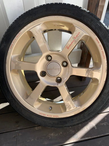 WORK トミーカイラ ホイール&タイヤ４本セット★中古