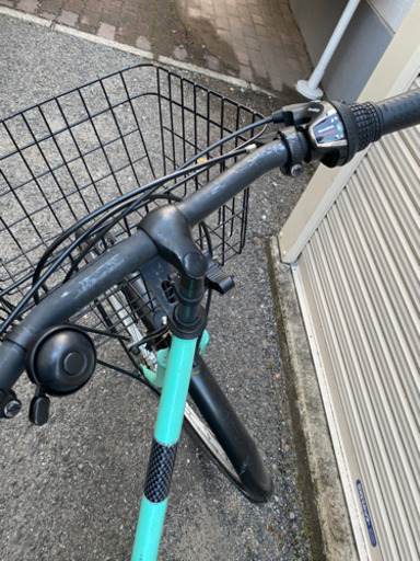 27インチ　自転車　ミント