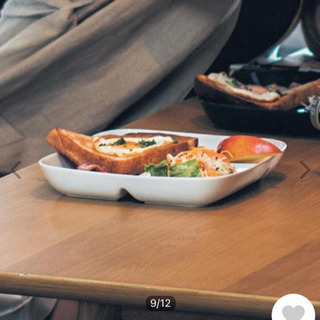 ランチプレート 美濃焼 日本製　白の画像