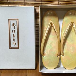 【〜1/11掲載終了】和装用 草履 紙箱入  玉虫艶