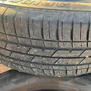 5日まで　鉄ホイール付きタイヤ　ムーヴ着用　155\65R14