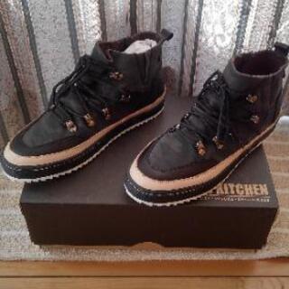 本革 レザー D'IVERSUS KITCHEN トレッキング スニーカー　新品の画像