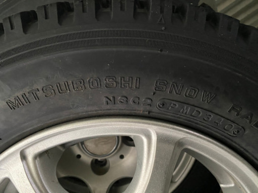 軽自動車（商用車）用12インチアルミホイール付きスパイクタイヤ