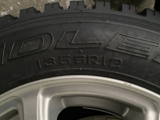 軽自動車（商用車）用12インチアルミホイール付きスパイクタイヤ