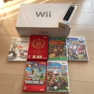 Nintendo Wiiフルセット＊ソフト付き＊すぐに遊べます！！