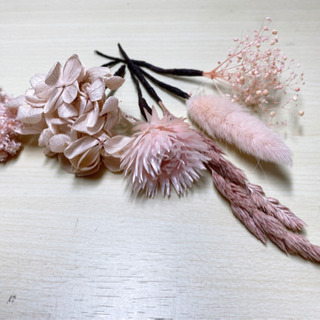 値下げしました！ドライフラワー ヘッドパーツ 髪飾り ヘアアクセ...