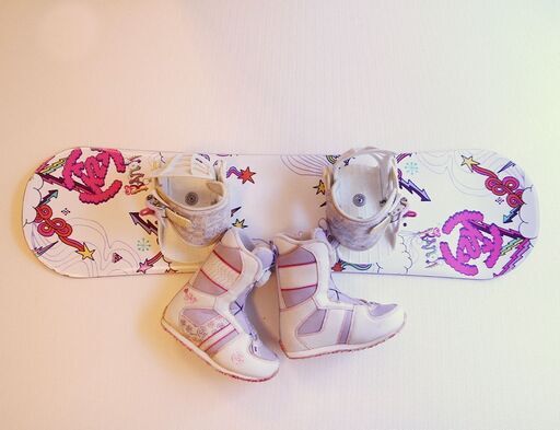 K2　キッズスノーボード　キッズ　90　３点セット　中古