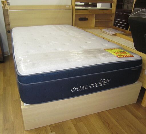 R235 Nitori 引き出し付セミダブルベッド25cm Dual Pocket マットレス 美品