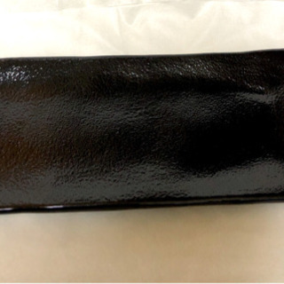 未使用】スガハラガラス　長方形プレート (30cm) 黒の画像