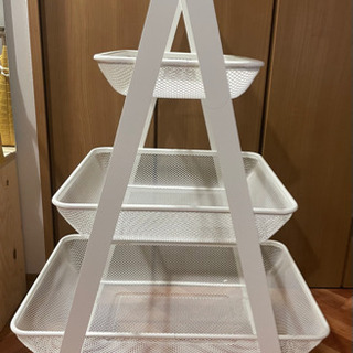 【ほぼ未使用】IKEA ワゴン　RISATORP リーサトルプの画像
