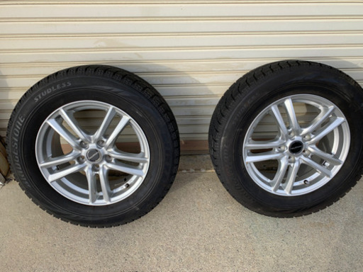 ブリヂストンVRX 215/65R16 2015年製　ホイール付　バルミナSR5